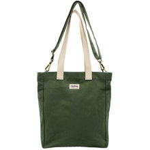 Charger l'image dans la galerie, sac-cabas-vertical-paul-vert-olive-hindbag-ethique-responsable

