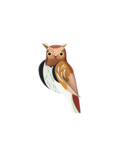 Charger l'image dans la galerie, decoration-murale-tawny-owl-chouette-hulotte-studio-roof
