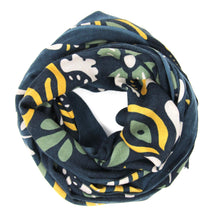 Charger l'image dans la galerie, echarpe-100%-laine-yvonna-jaune-les-belles-vagabondes
