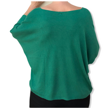 Charger l'image dans la galerie, pull-fin-manches-3-4-vert-forest-dos
