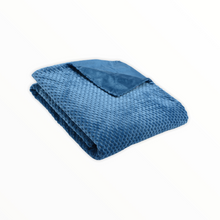 Charger l'image dans la galerie, plaid-damier-bleu-nuit-130cm-170cm
