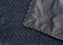Charger l'image dans la galerie, plaid-damier-marine-130cm x 170cm
